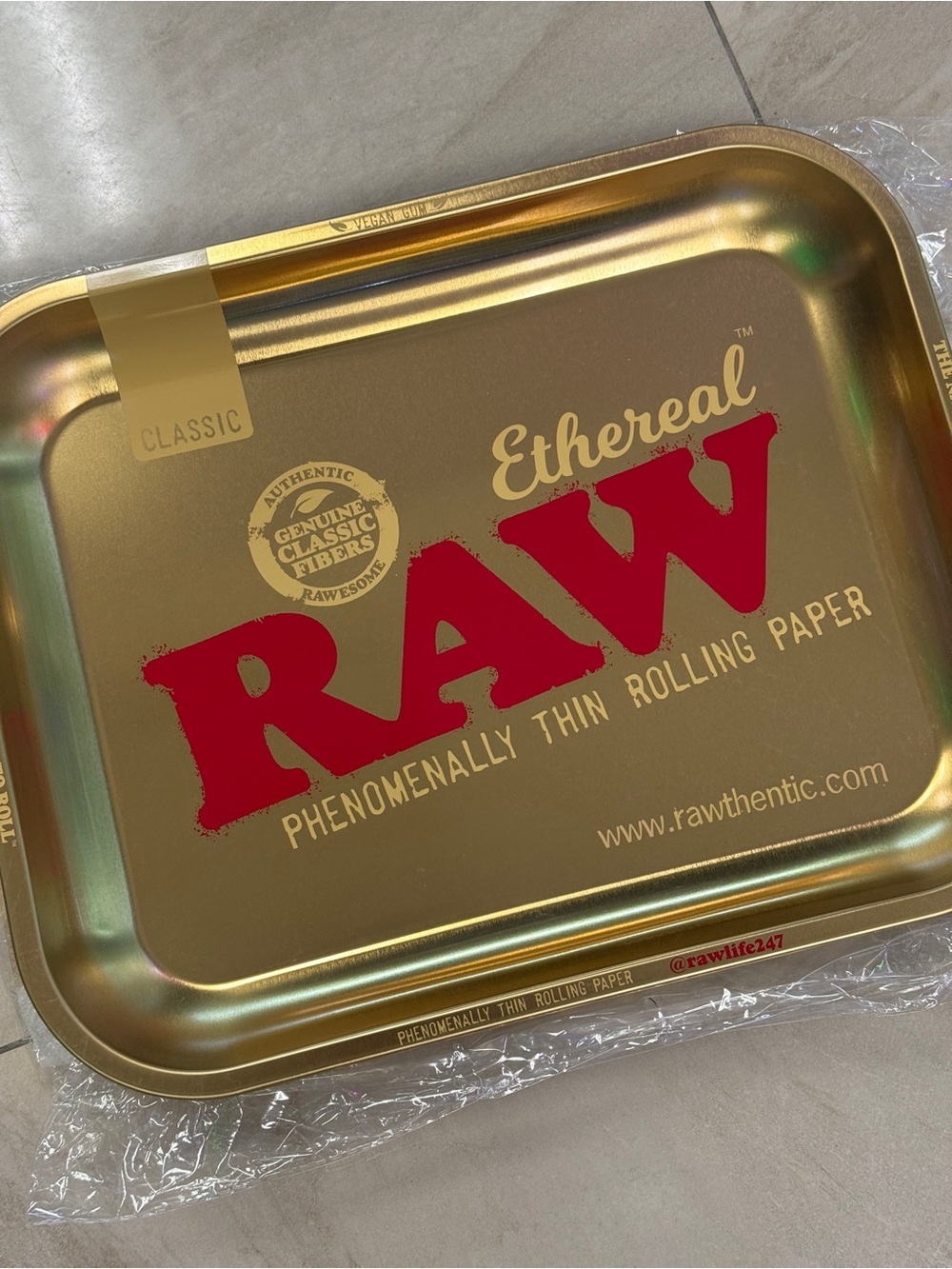 RAW Ethereal Gold Tray XL
